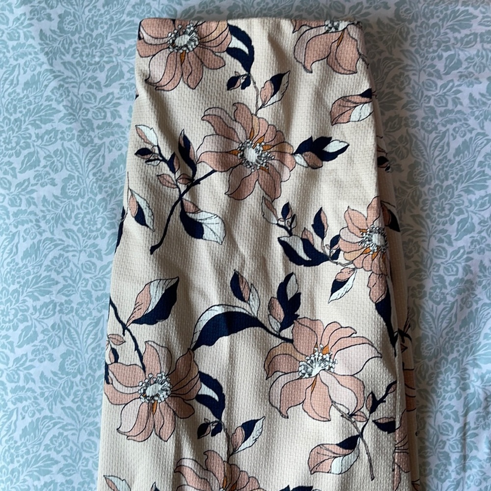 Ann Taylor floral pencil skirt